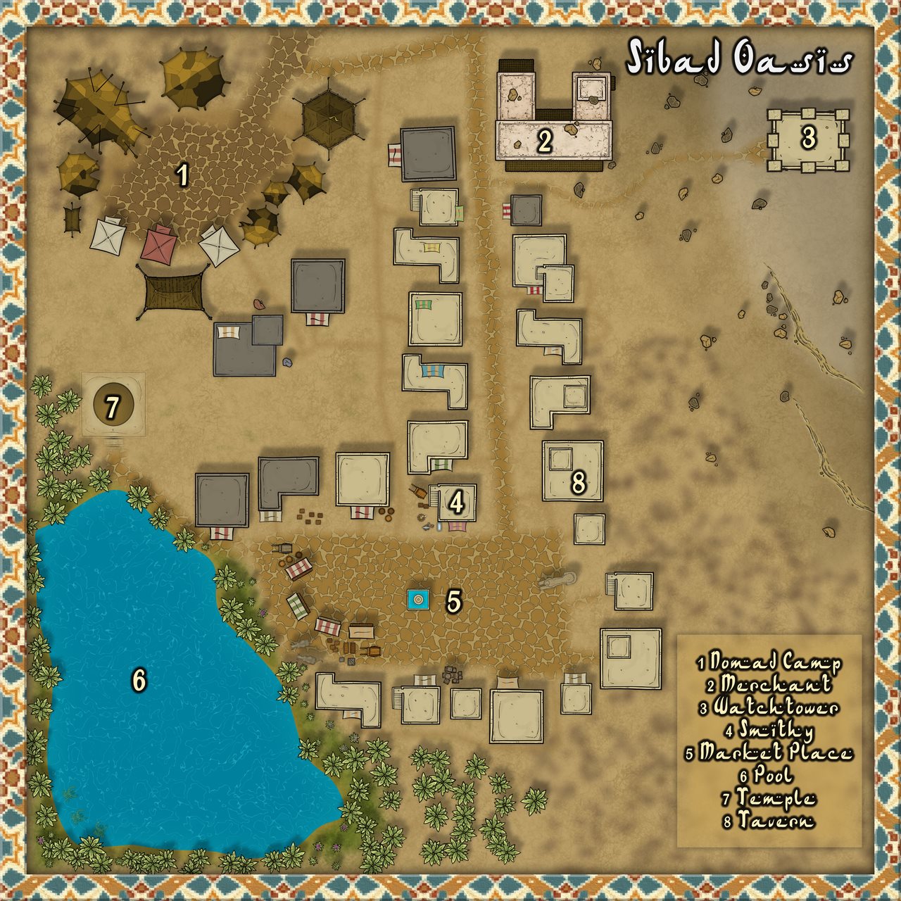 Nibirum Map: sibad oasis by cyrion